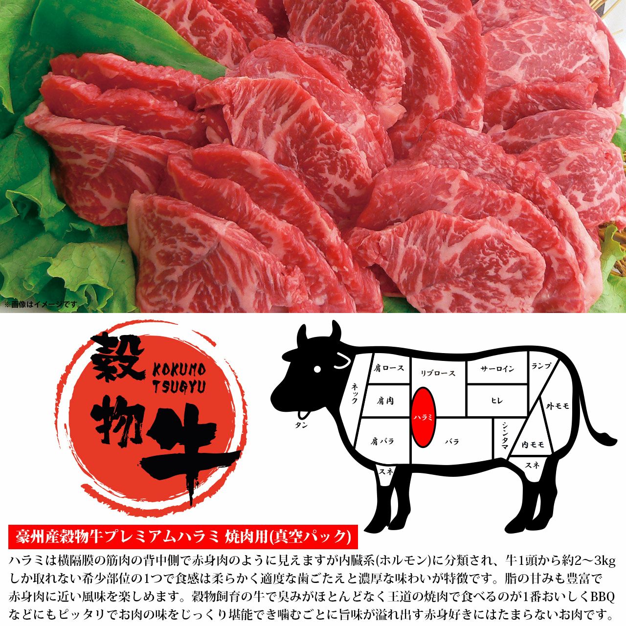 合計2.0kg】大満足ハラミ・カルビセット 焼肉用 真空パック 200g×各5